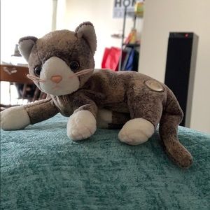 Cappuccino Cat beanie baby RARE